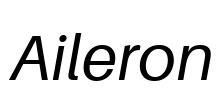 Aileron Font Image