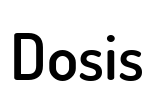 Dosis Font Image