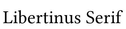 Libertinus Serif