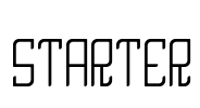 STARTER Font Image