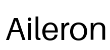 Aileron Font Image