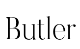 Butler Font Image