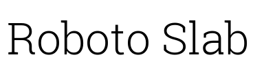 Roboto Slab Font Image