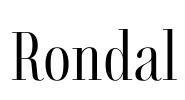 Rondal Font Image