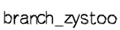 branch_zystoo Font Image