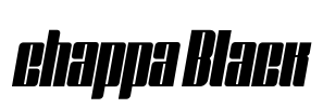 chappa Black Font Image