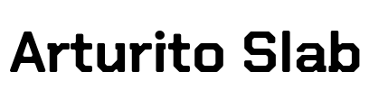 Arturito Slab Font Image