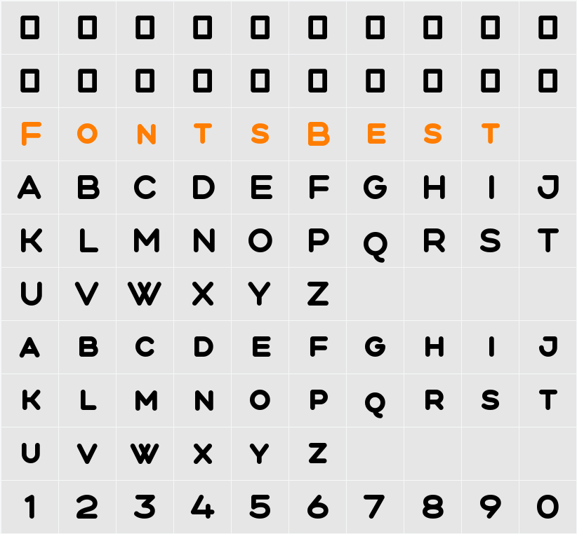 Aqum two Character Map