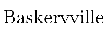 Baskervville Font Image