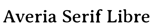 Averia Serif Libre