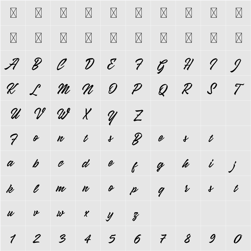 Good Hood Character Map