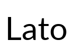 Lato Font Image