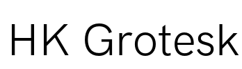 HK Grotesk Font Image