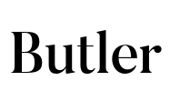 Butler Font Image