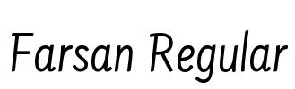 Farsan Regular Font Image