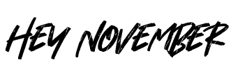 Hey November Font Image