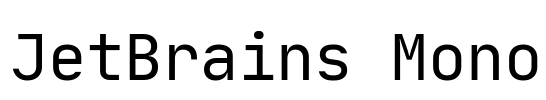 JetBrains Mono Font Image