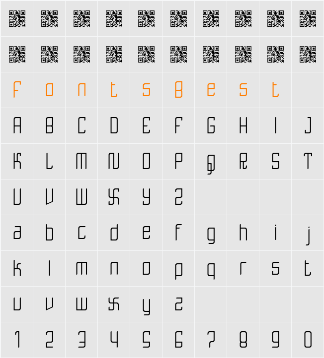 STARTER Character Map