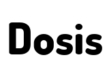 Dosis Font Image