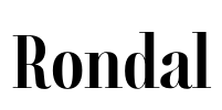 Rondal Font Image