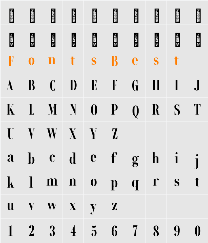 Rondal Character Map