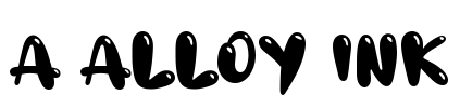 a Alloy Ink Font Image