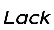 Lack