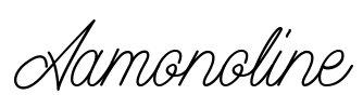 Aamonoline Font Image