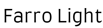 Farro Light Font Image