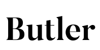 Butler Font Image