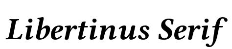 Libertinus Serif Font Image