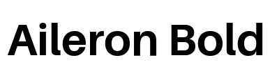 Aileron Bold Font Image