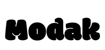 Modak Font Image