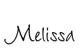 Melissa Font Image