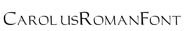 CarolusRomanFont Font Image