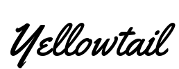 Yellowtail Font Image