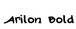 Arilon Bold Font Image