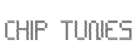 CHIP TUNES Font Image