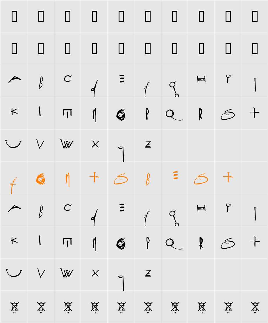 ApocataStasis Character Map