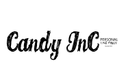 CANDY INC. Font Image