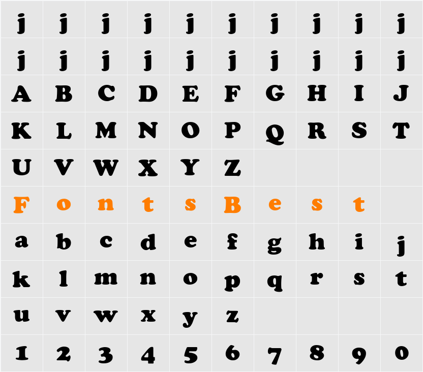 Chacey Character Map