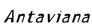 Antaviana Font Image