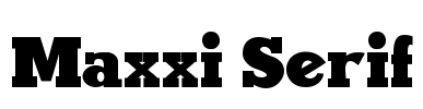 Maxxi Serif