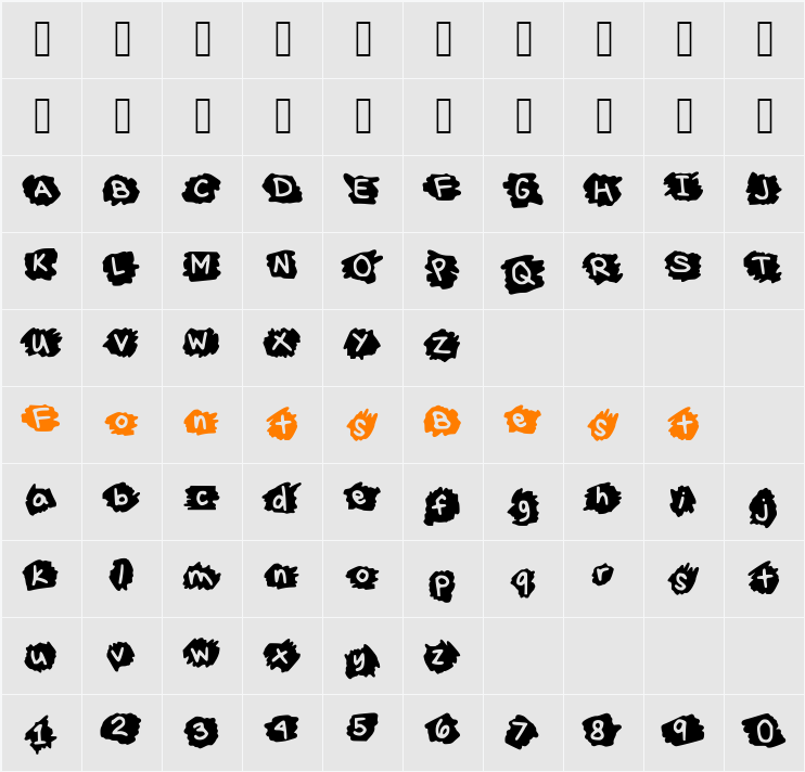 MissTerious Character Map