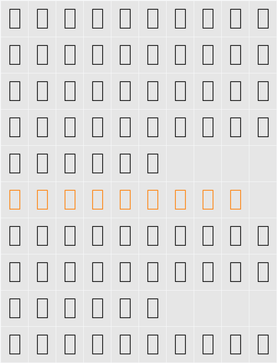 Milpics Character Map