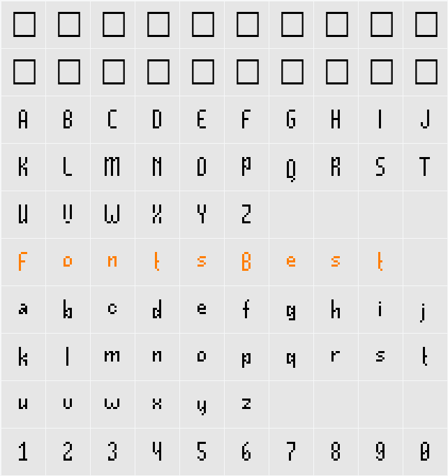 Annenski-Small Character Map