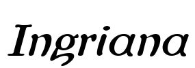 Ingriana Font Image