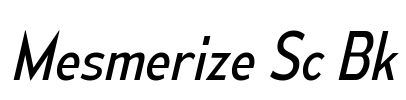 Mesmerize Sc Bk Font Image