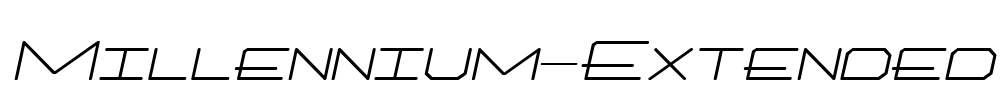 Millennium-Extended Font Image