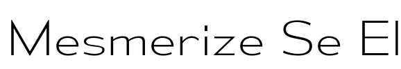 Mesmerize Se El Font Image